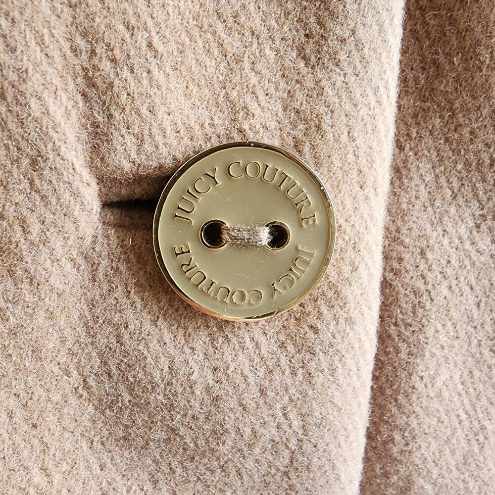 NEW Juicy Couture - Sweet Camel Jane Wool Blend Jacket - Size Small - Picture 11 of 12